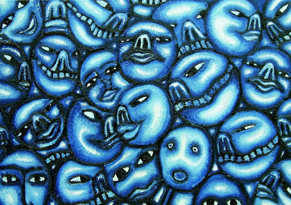 The Crowd Blue 1